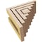 Ekena Millwork 3"W x 6"D x 6"H Classic Landon Rough Cedar Woodgrain TimberThane Corbel, Primed Tan CORUR03X06X06LANRCPR - alternate 5